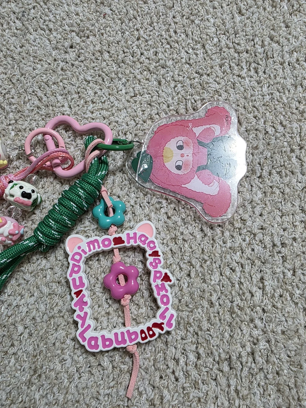 Baby Three Love Keychain